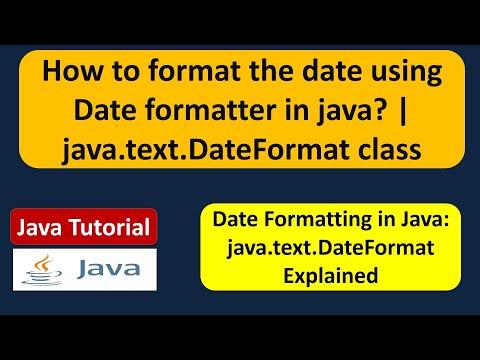 How to format the date using Date formatter in java? | java.text.DateFormat class