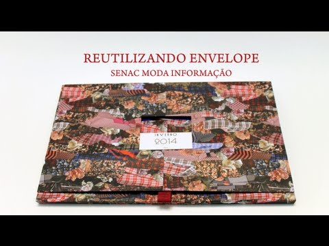 Senac Moda Informação - Transformando o envelope em arquivo de imagens