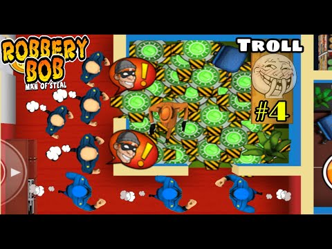Robbery Bob Troll : Use 200 Teleportation Mine - Dealer Costume Part 4