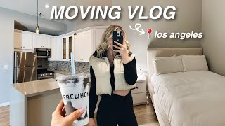 moving vlog: moving into my new la apartment (empty apartment tour)