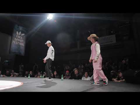 Free Spirit Festival 2019 Championship//Joshua & D´Junelle vs Alice & Lil Mushroom //Popping - 1/2