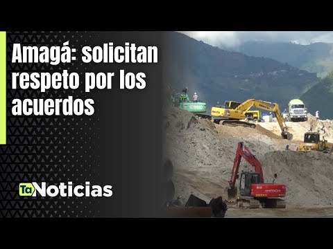 Amagá: solicitan respeto por los acuerdos - Teleantioquia Noticias