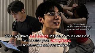 Download lagu When you have bad period cramps in front of your Cold Boss who is also your ex boyfriend #jkff mp3