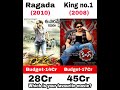 King No 1 Vs Ragada Movie Comparison Boxofficecollection Shorts