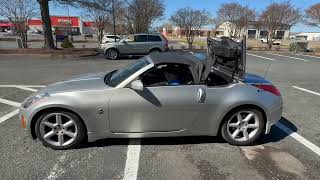 10k-Mile 2004 Nissan 350Z Touring Convertible Top Function