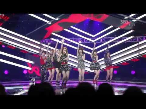 [sbs 인기가요] 나인뮤지스 - 휘가로 Nine Muses - Figaro 637회 2011년9월4일 일요일