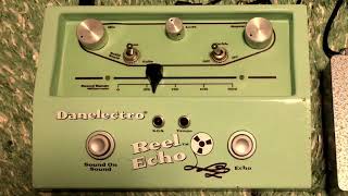Video thumbnail for Danelectro DTE-1 REEL ECHO  | Sound Check【魔法の箱研究所】 by 魔法の箱研究所 - Stompbox Review Channel -