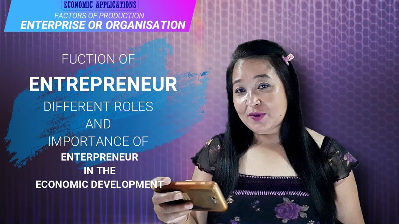 CLASS 10 Economics Applications ENTERPRISE OR ORGANIZATION Factor of Production