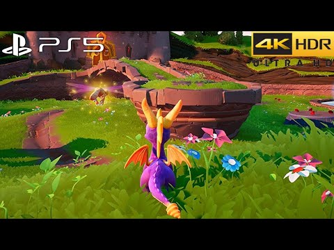 Spyro Reignited Trilogy (PS5) 4K HDR Gameplay - (100% Full Game)