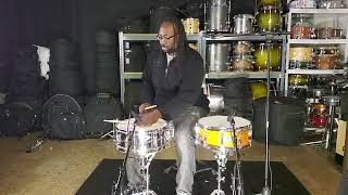 Video thumbnail for Yamaha Stage Custom Snare VS Pearl Sensitone Snare by Adrian White