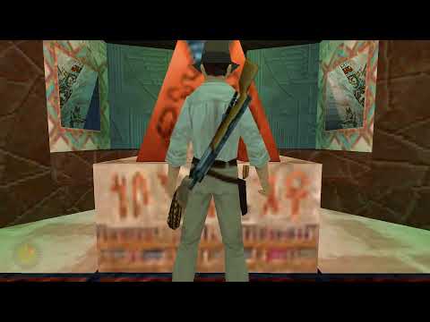 Indiana Jones and the Infernal Machine (PC) - Level 14 - Nub's Tomb (50 I.Q. Points + No-Saves)