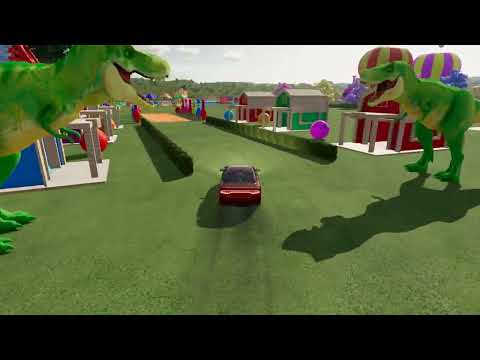 TRANSPORT JOHN DEERE & CLAAS & JCB FASTRAC & CASE TRACTORS & FLATBED TRAILER w/ TESLA TRUCK! FS22