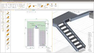 Industrietreppe entwerfen