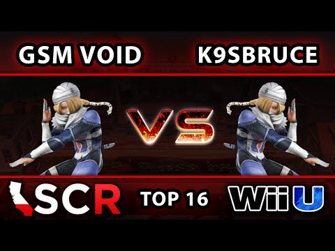 SCR Prelude II - gsmVoiD (Sheik) Vs. K9sBruce (Sheik) Top 16 - Smash Wii U