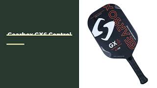 Video thumbnail: Gearbox GX6 Control Heavyweight Carbon Fiber Pickleball Paddle