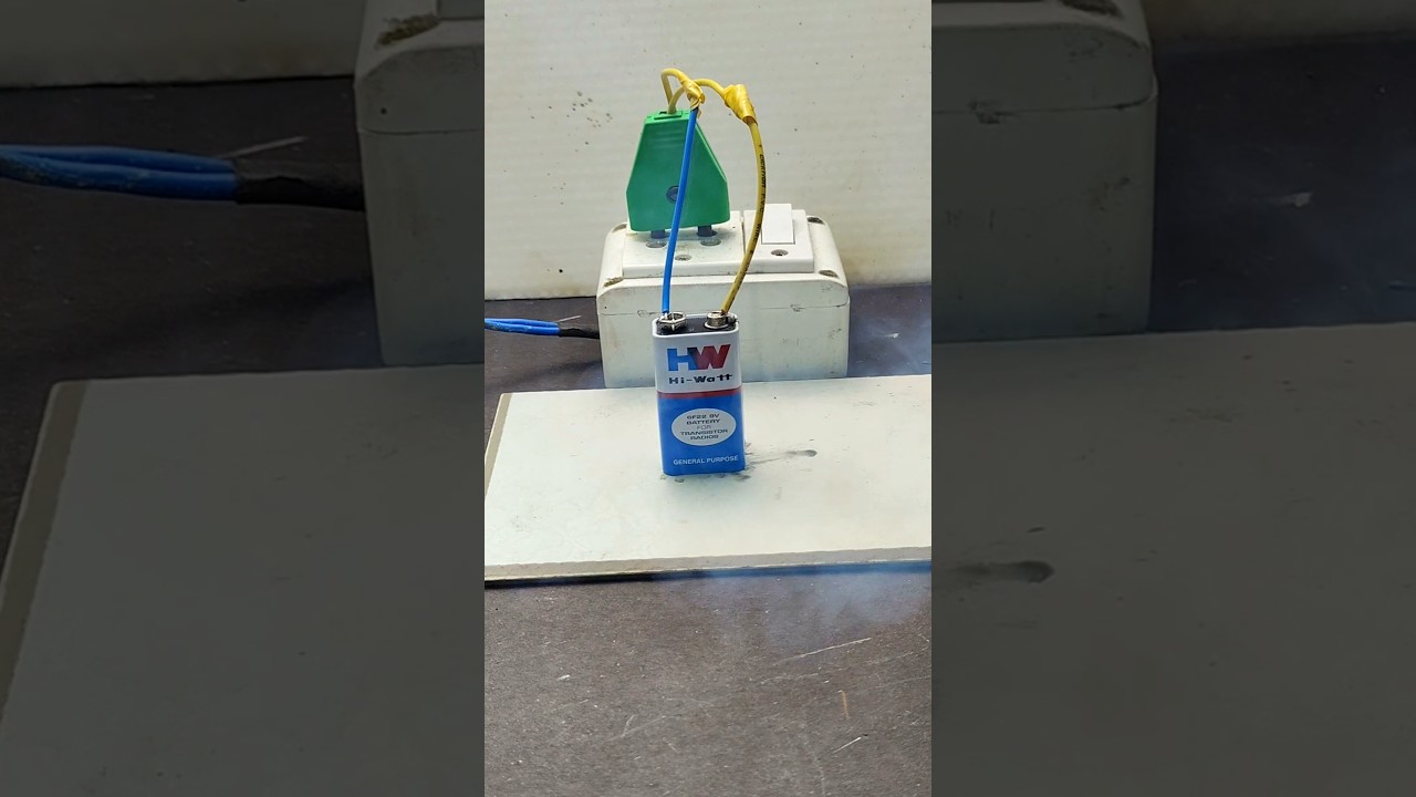 What Happens When a 9V Battery Meets Mains Electricity? (Shocking Results!)