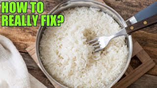 How to Fix Mushy Rice, Wet Rice & Salty Rice?