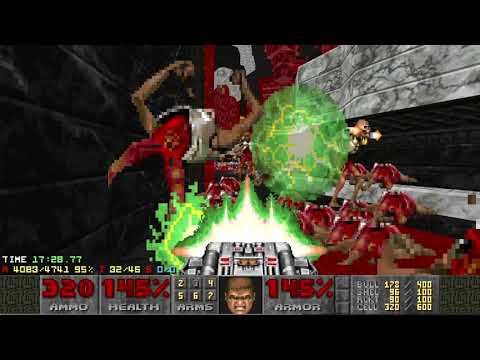 DOOM II - Death in Excess - MAP 12 (Deliverance) - UV-Max in 27:48