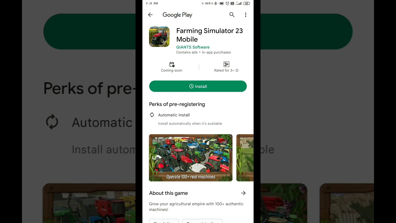 Watch Now HOW TO INSTALL FARMING SIMULATOR FOR ANDROID।PRE ORDER NOW HOW TO INSTALL FARMING SIMULATOR FOR ANDROID।PRE ORDER NOW