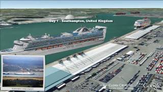 Grand Princess video "7 nt Iberian Interlude Cruise" ex Southampton