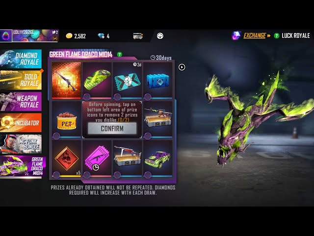 How To Get Green Flame Draco M1014 In Free Fire