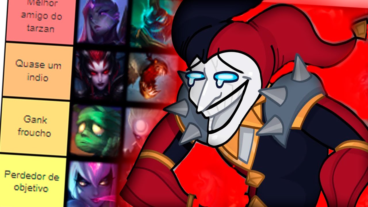 LISTA 200% CONFIÁVEL E NADA TENDENCIOSA SOBRE JUNGLERS DO LOL(Final)