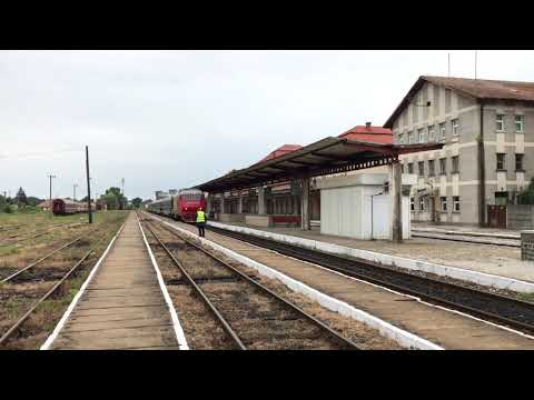 Trenul estival IR-1944 Satu Mare~Bucuresti Baneasa~Mangalia pleaca din Satu Mare