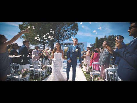 Beautiful Chuppah in the South of France, sung by Michael Mimran