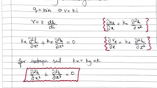 Soil mechanics-6.4 | Laplace equation for flow net | shubham sarathe