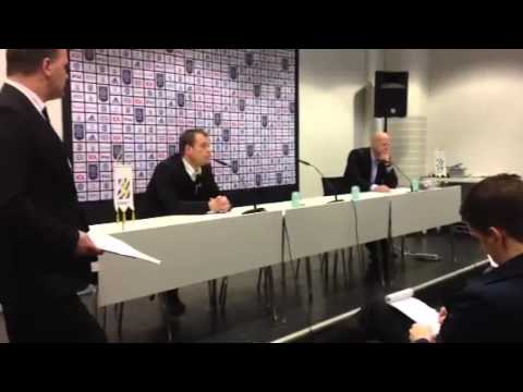 Presskonferens efter Åtvidaberg