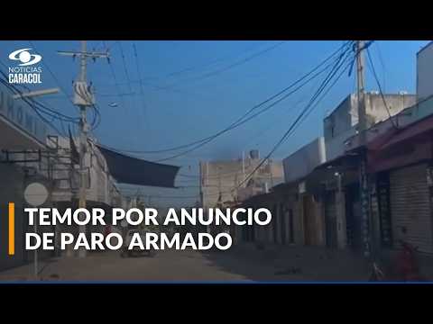 Anuncio de paro armado paraliza Fundación, Magdalena: comercios y servicios de salud cerraron