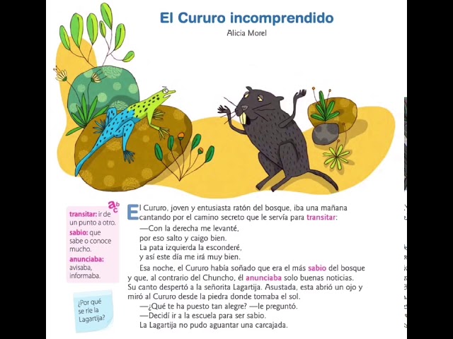 Vídeo relacionado con El cururo incomprendido y otros cuentos