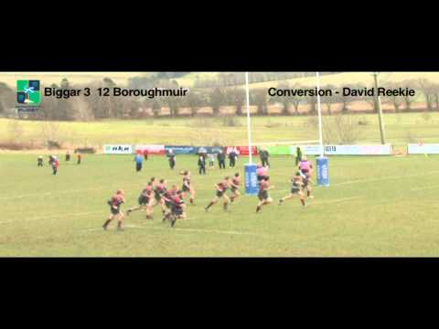 Rugby 2013:2014 Biggar v Boroughmuir 1:3:2014 Short Viewing HDV 1080i50