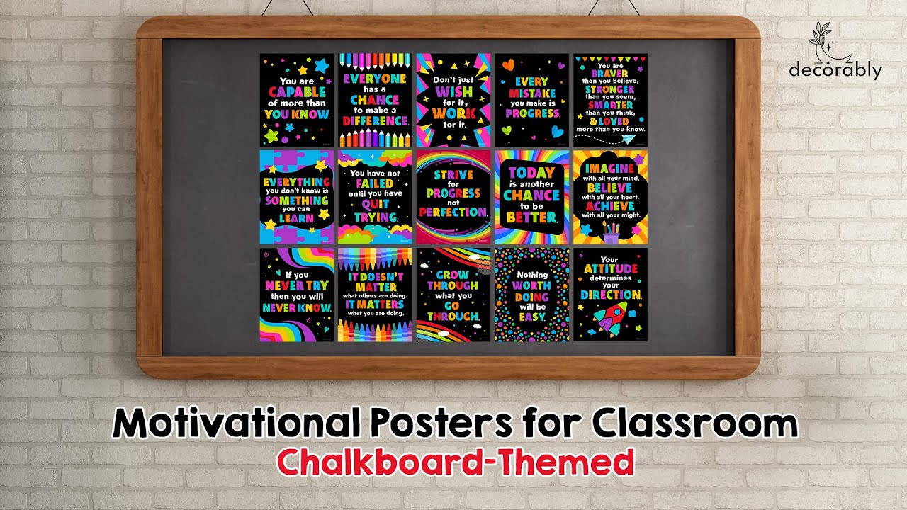 🌟📚 Uplift Your Classroom with Motivational Posters! 🌟✨