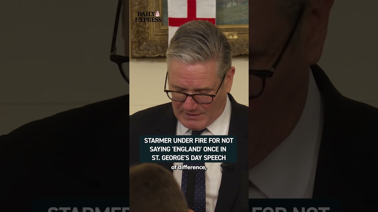 Starmer is facing backlash for not mentioning 'England' once in his St. George's Day speech 🏴󠁧󠁢󠁥󠁮󠁧󠁿