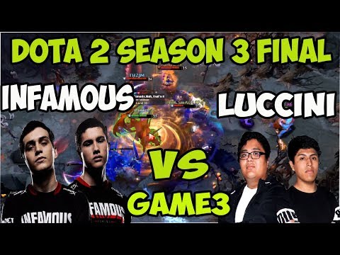 TREMENDA VOLTIS INFAMOUS VS TEAM LUCCINI GAME 3 TORNEO LPG SEASON 3 DOTA 2