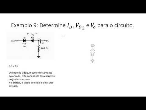 Eletrônica Analógica I Aula 06  - Modelos Aproximados do Diodo -  Exemplo 9