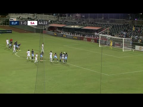 Luis Solignac with a Penalty Goal vs. El Paso Locomotive FC