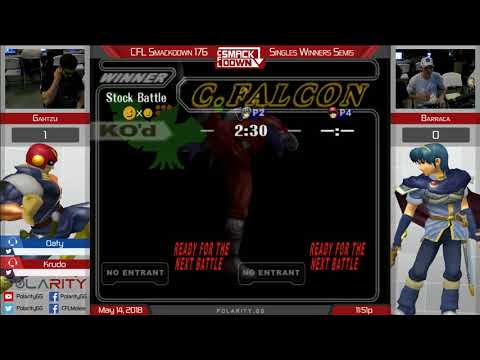 CFL Smackdown 176 Melee - Gahtzu (Falcon) vs Barraca (Marth) - Winners Semis
