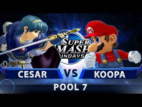 SSS 52 - Cesar (Marth) vs. SFS | KoopaTroopa895 (Mario) - SSBM Pool 7 - Smash Melee