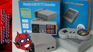 Wicked  NES VS. SNES Clone Console Knockoff Unboxing