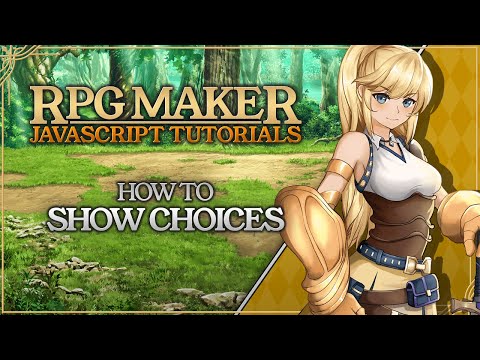 Show Choices with JAVASCRIPT | RPG Maker MV & MZ Tutorial #rpgmaker #javascript #gamedev