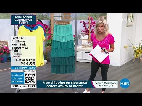 HSN | Semi-Annual Antthony Design Original Fashions Clearance 06.29.2023 - 04 PM