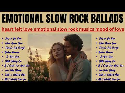 🔥 Best Emotional Rock Ballads | Iconic Slow Rock Classics & Unforgett Hits 🎸 #SlowRock #RockClassics