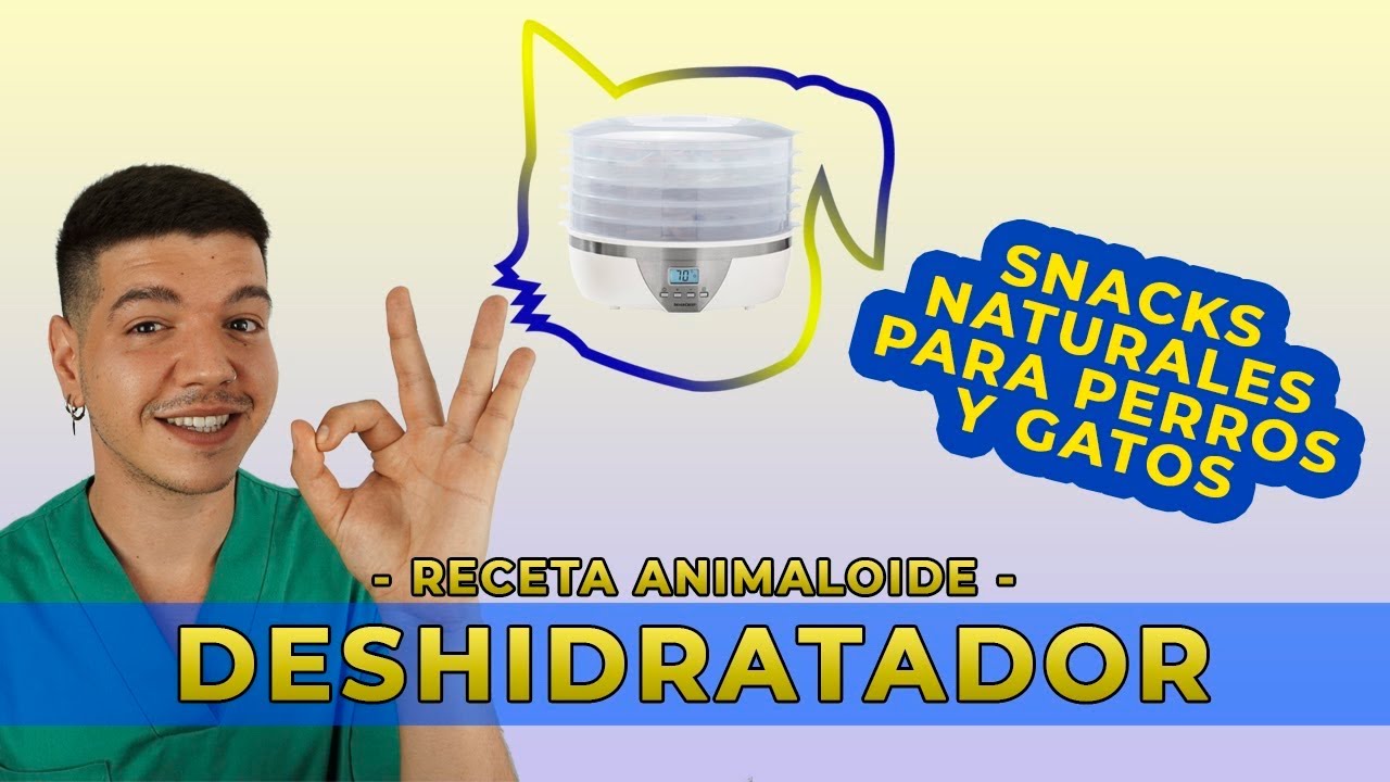 SNACKS PARA PERROS NATURALES CON DESHIDRATADORA
