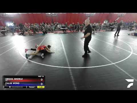 106 Lbs Round 4 - Abigail Gindele, MN Vs Chloe Wong, IL A50e
