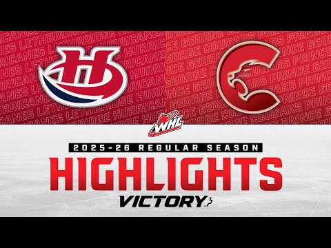 Lethbridge Hurricanes at Prince George Cougars 11/21 | WHL Highlights 2025-26