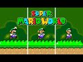 Super Mario World Versions Comparison Playing As Luigi