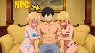 ELE REENCARNOU EM OUTRO MUNDO COMO UM NPC, MAS CONQUISTOU AS DUAS GAROTAS MAIS BONITAS!