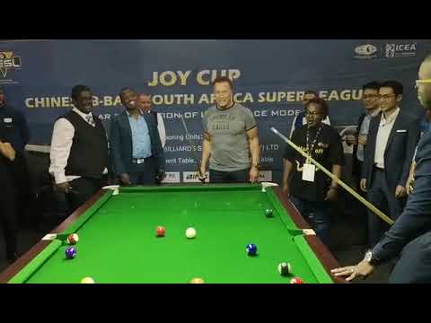 Arnold Schwarzenegger at the Chinese Pool Arnold Classic in South Africa